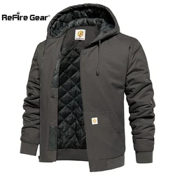 Chaqueta táctica de invierno – Acolchada con capucha para hombre