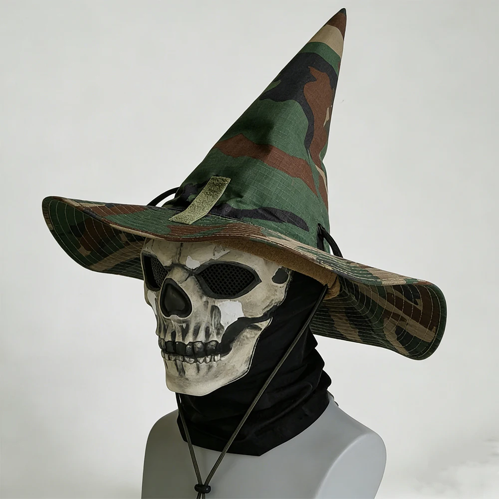 Máscara táctica camuflaje esqueleto para airsoft y cosplay - imagen 2