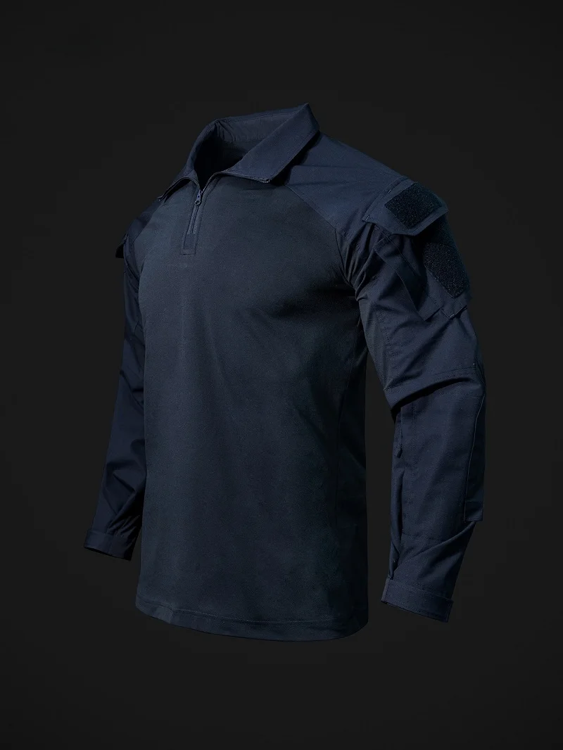 Camiseta táctica elástica G3 Upgraded azul marino exterior hombre - imagen 2