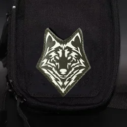 Wolf Tactics parche reflectante moral con velcro gancho y bucle