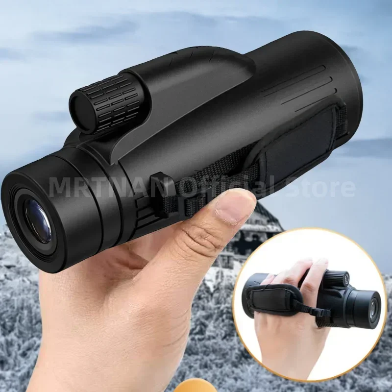 Telescopio monocular HD portátil con correa antivibración - imagen 4