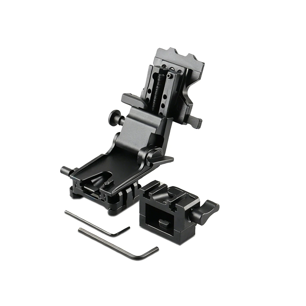 Soporte de aluminio visión nocturna para gafas, adaptador casco - imagen 3