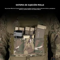 SINAIRSOFT Portacargadores táctico MOLLE para cargadores AR M4 y AK