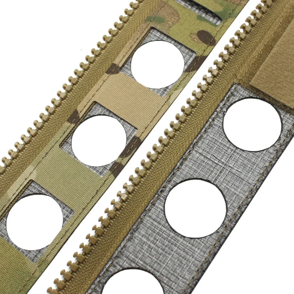 Adaptador de cremallera MOLLE para panel trasero: bolsillo y chaleco caza - imagen 5