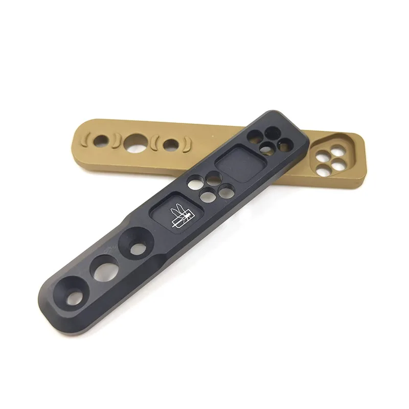 Vista lateral del accesorio mounted en rail MLOK