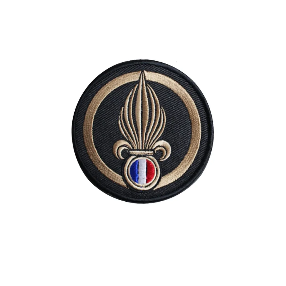 Parche Velcro Legión Francesa bordado - insignia militar para mochila - imagen 2