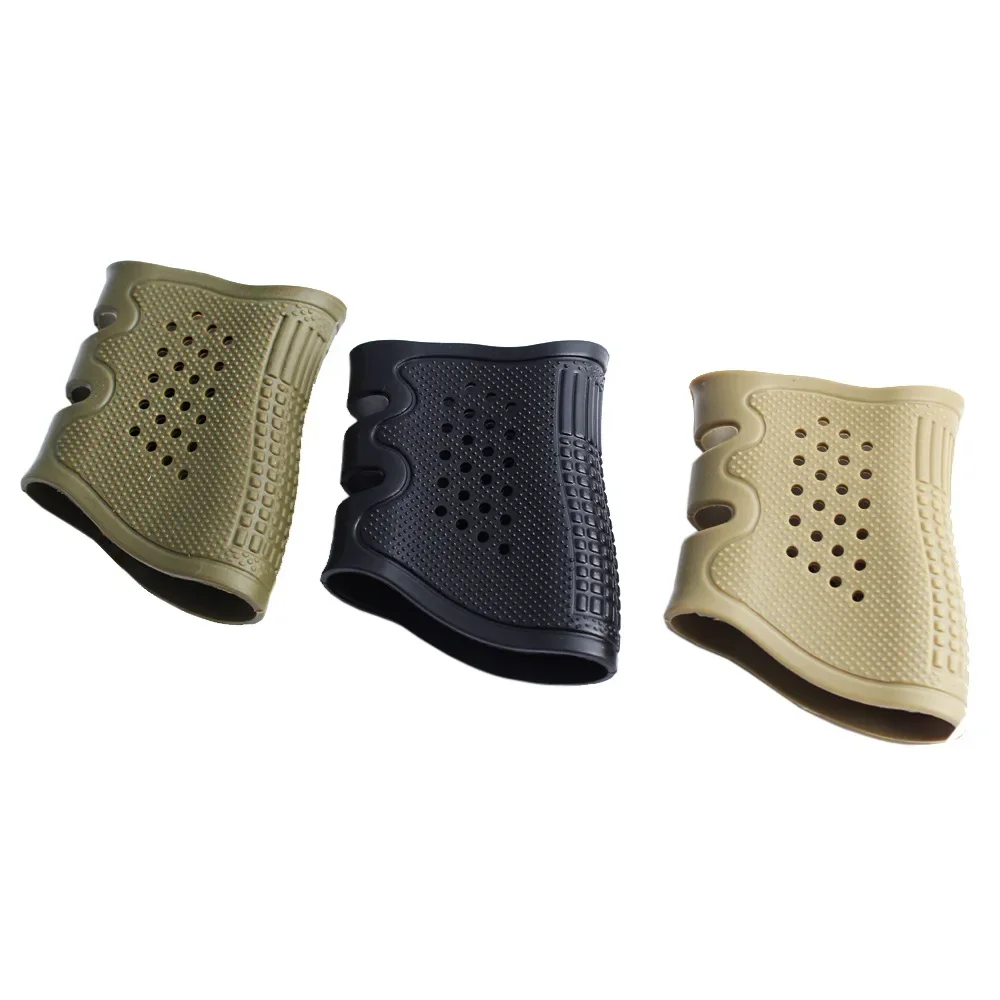 Funda protectora antideslizante de goma para pistola vista frontal