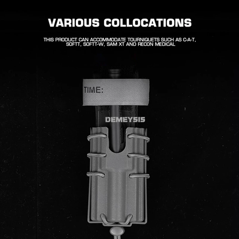 Estuche táctico torniquete con clip para cinturón – MOLLE compatible - imagen 3