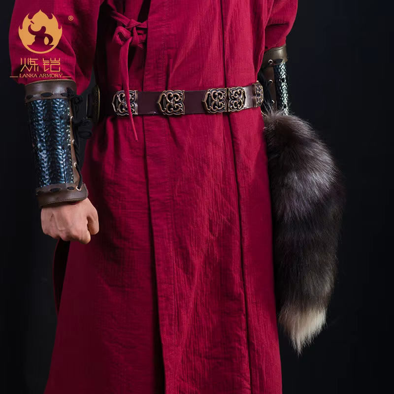Colgante táctico cola de zorro estilo armadura, adorno para cinturón - imagen 4