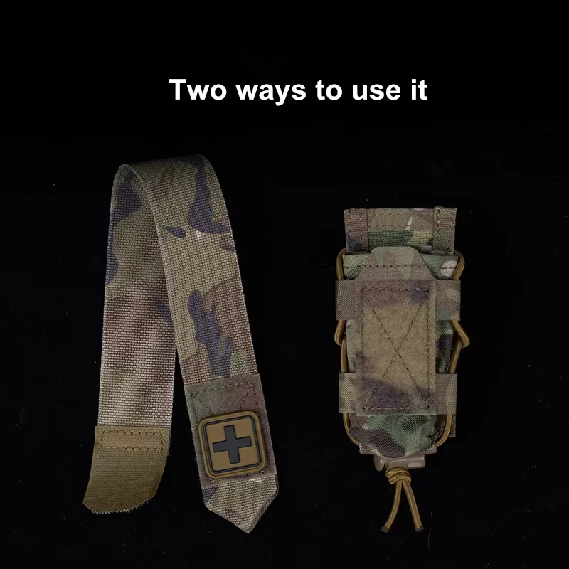 Soporte MOLLE torniquete – Bolsa táctica modular de supervivencia - imagen 4
