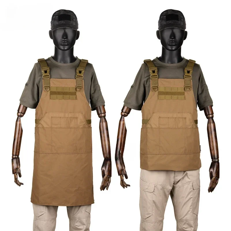 Chaleco táctico camuflaje – Trabajo exterior resistente con bolsillos