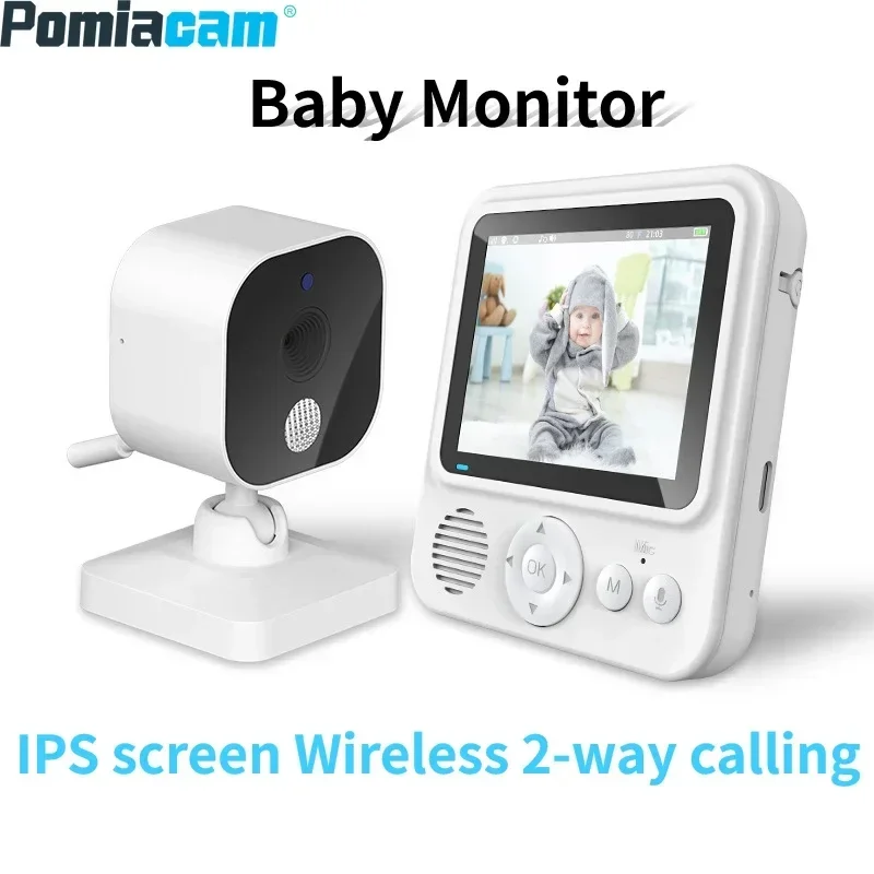 Monitor de bebé ABM900 inalámbrico con pantalla IPS y visión nocturna - imagen 5