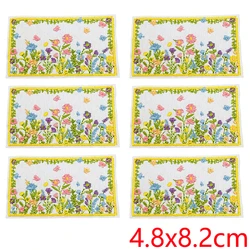 Parches termoadhesivos bordados rosas y mariposas para chaquetas