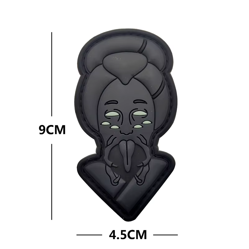 Parche táctico Medusa 3D PVC luminoso – Diseño mitología - imagen 3