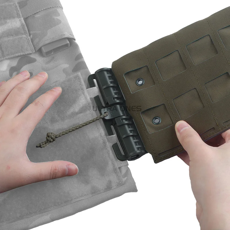 Cinturón Táctico MOLLE Ajustable con Hebilla de Liberación Rápida - imagen 4