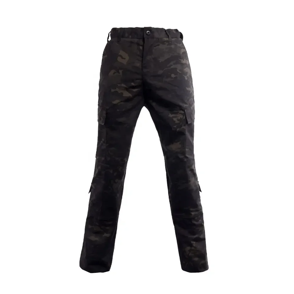 CP Conjunto Uniforme Negro Multicam Táctico Hombre Deportivo - imagen 4