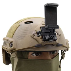 DulHelmet Soporte para móvil MICH NVG - Base para GoPro HD portátil