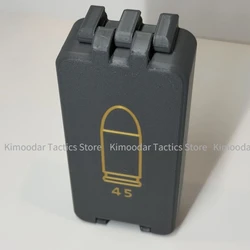 Caja de almacenamiento para munición .45 ACP vacía