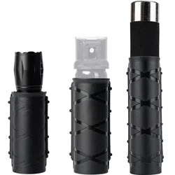 Clip MOLLE giratorio 360 para bastón, spray pimienta y linterna