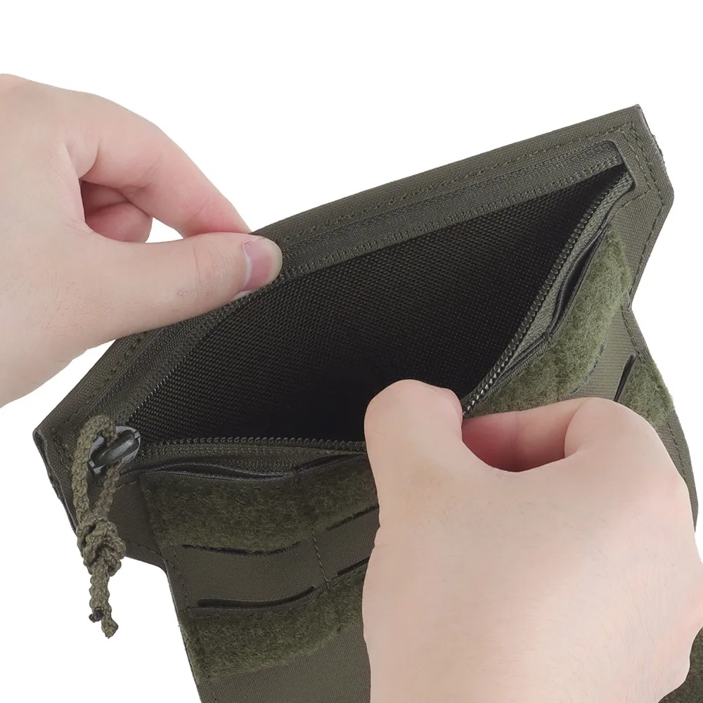 Panel frontal MOLLE modular para chaleco táctico con mapa y móvil - imagen 3