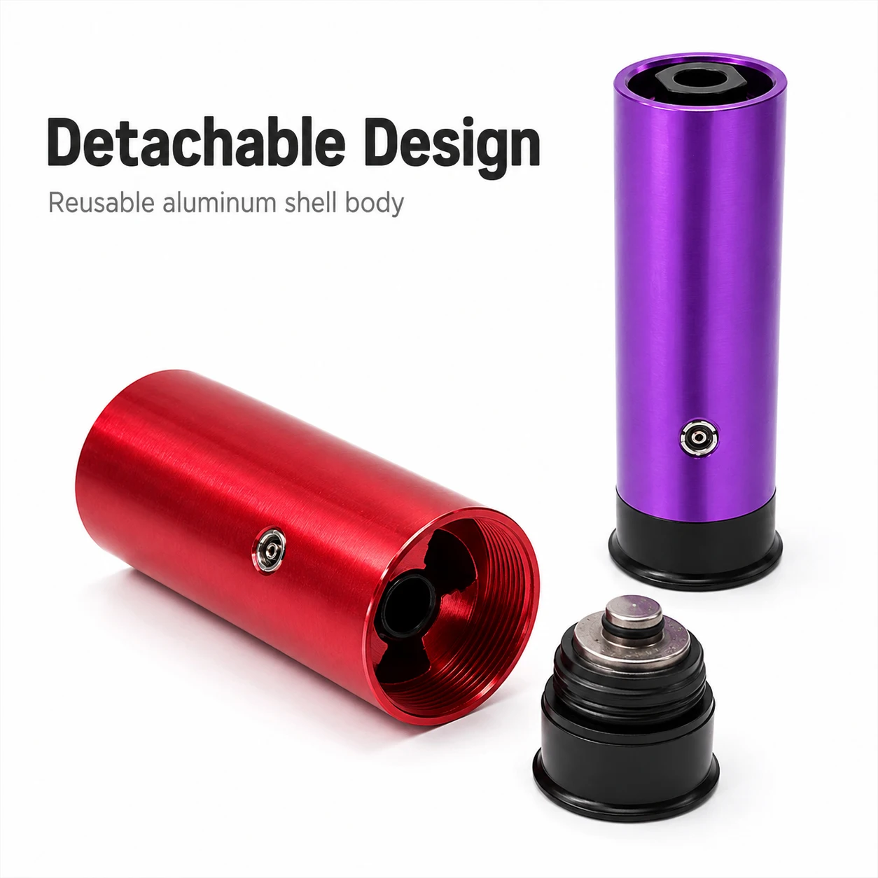 Cilindro CO2 recargable para escopeta M870, aluminio CNC - imagen 4