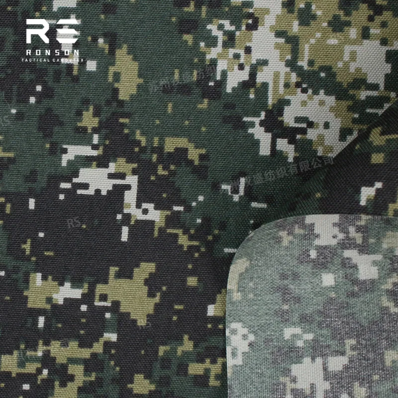 Tela Cordura camuflaje repelente al agua PU para mochila táctica - imagen 3