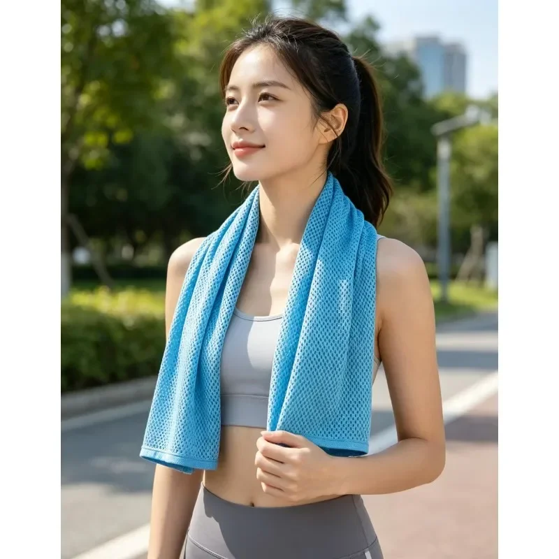 Toalla refrescante fría exterior con funda de silicona, trekking - imagen 4