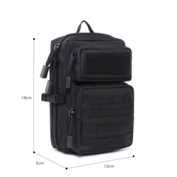 Bolsa táctica MOLLE EDC IFAK mini con cierre