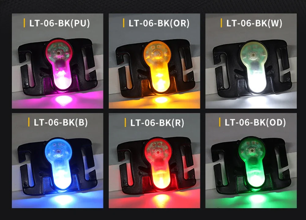 Luz de señal táctica acoplada a mochila de exterior