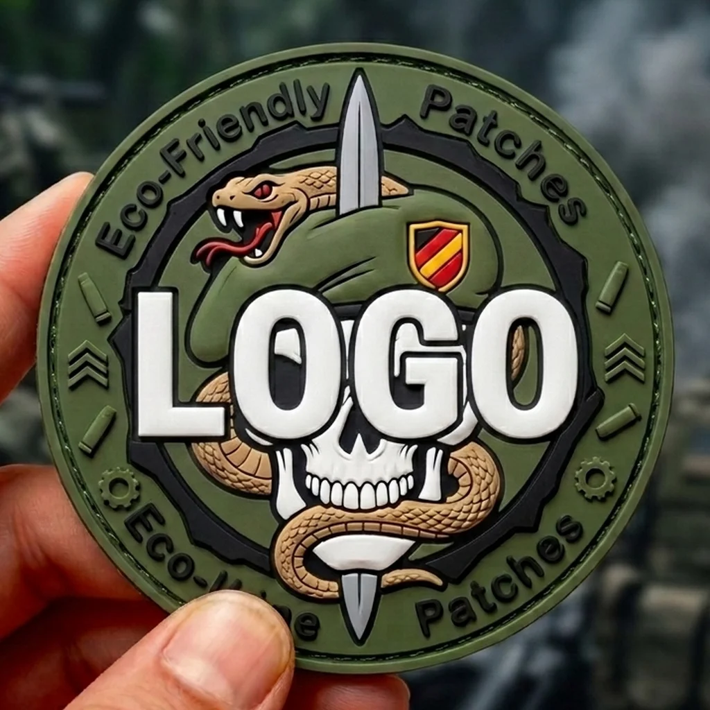 Parche termoadhesivo logotipo silicona con relieve personalizado - imagen 3