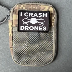 Parche táctico I Crash Drone con cierre de gancho y bucle