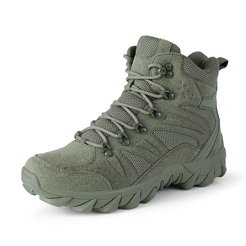Botines tácticos de cuero HIKEUP – Invierno para hombre outdoor