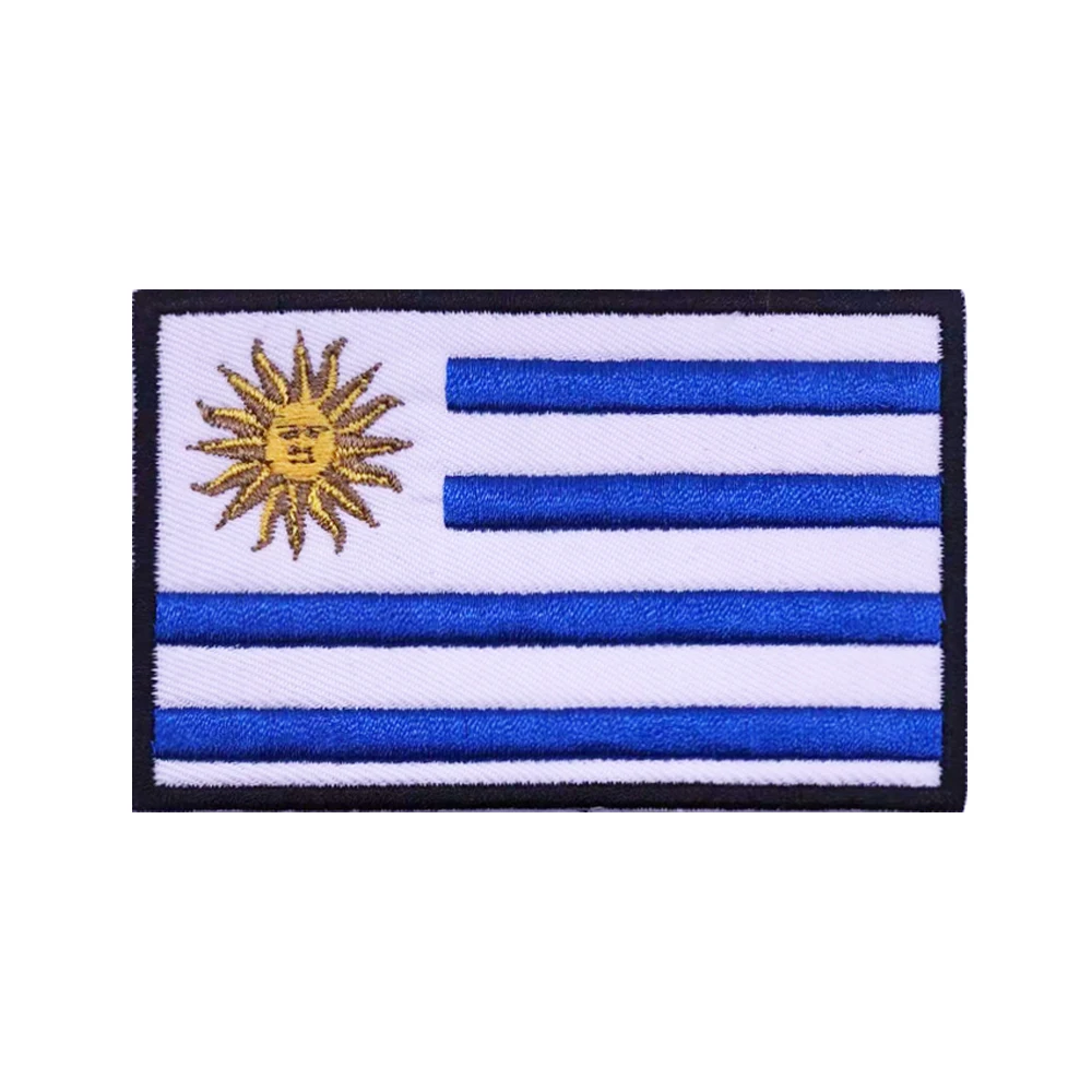 Parche táctico Uruguay bordado con velcro - imagen 3