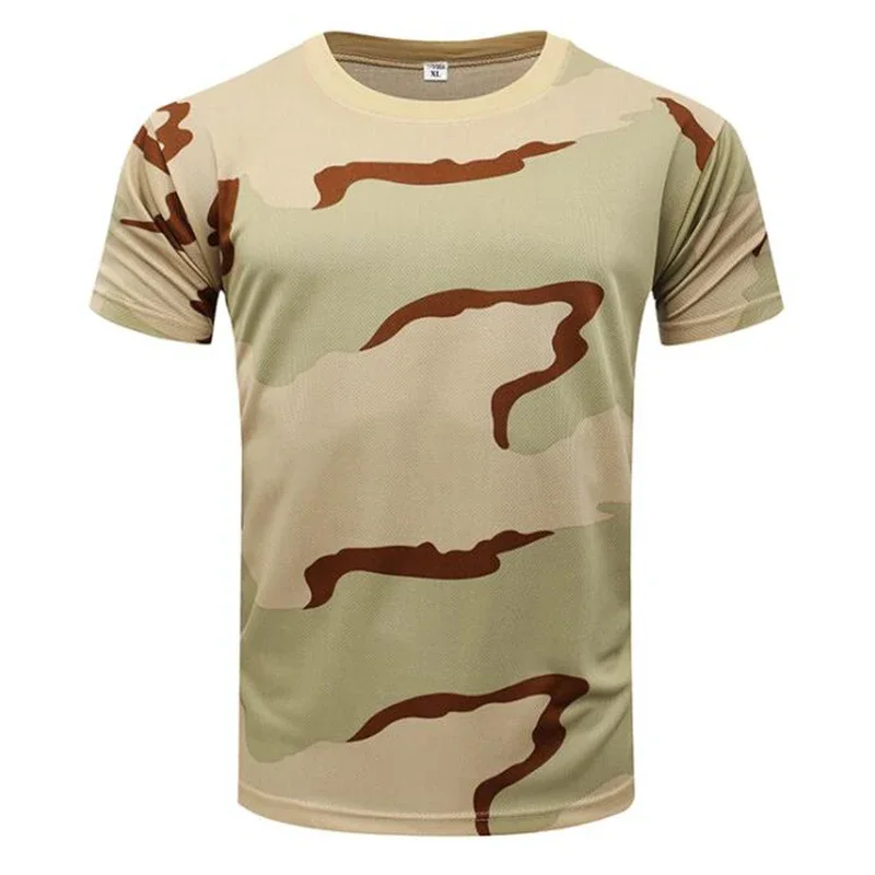 Camiseta camuflaje Multicam secado rápido para hombre – manga corta - imagen 3