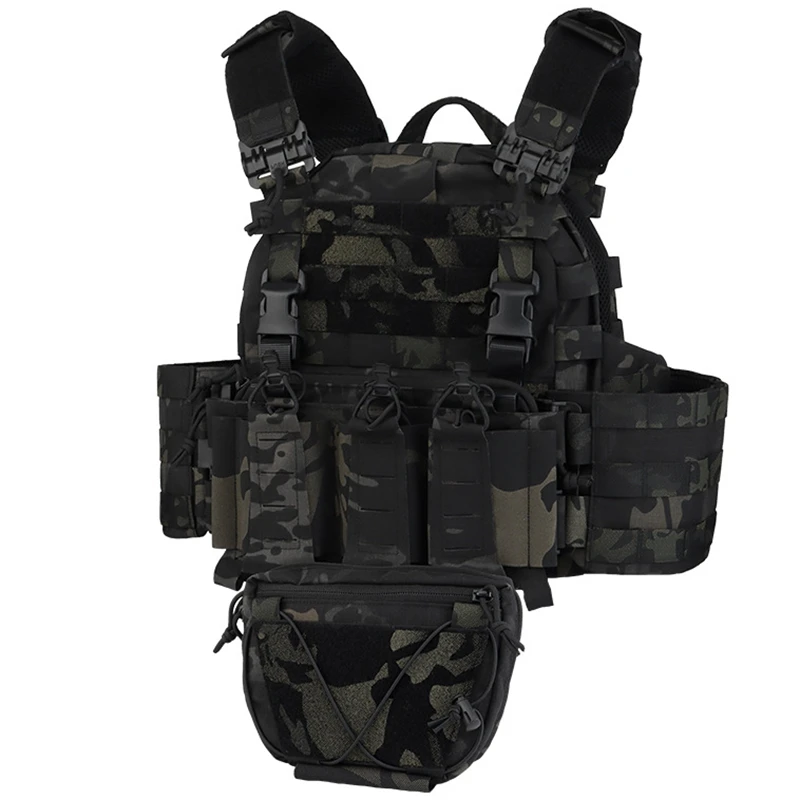 Chaleco táctico MOLLE liberación rápida Airsoft - imagen 2