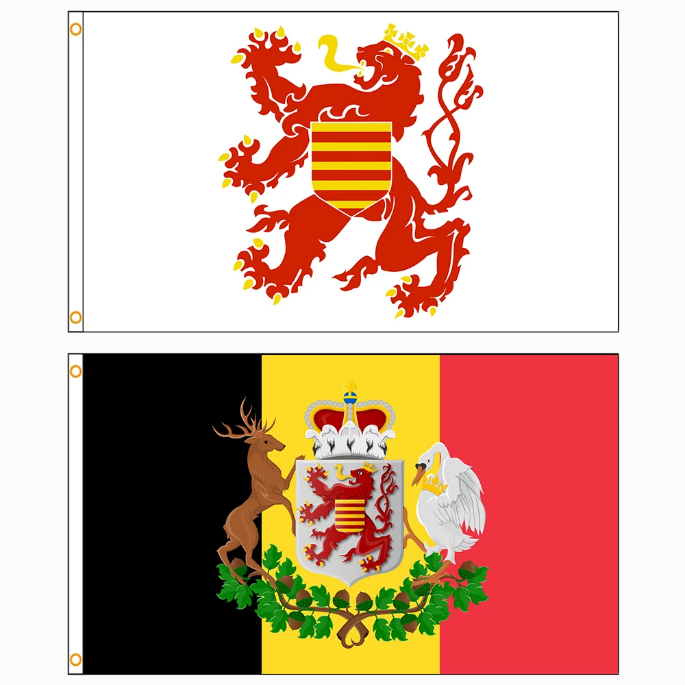 Bandera Bélgica poliéster impreso decoración pared exterior - imagen 2