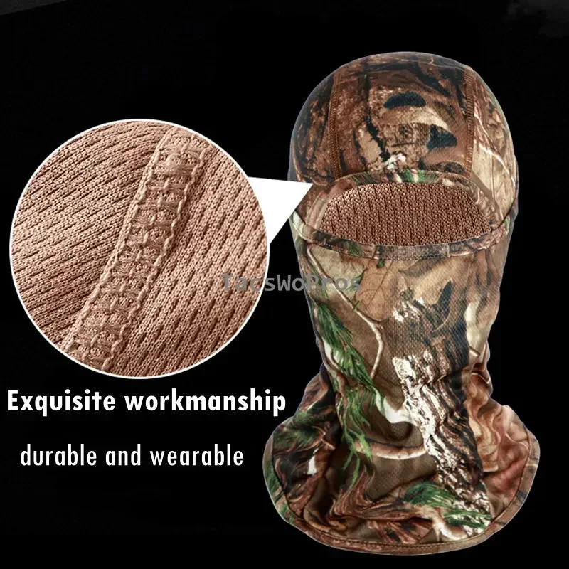 Pasamontañas táctico camuflaje militar multifunción para airsoft y caza - imagen 2