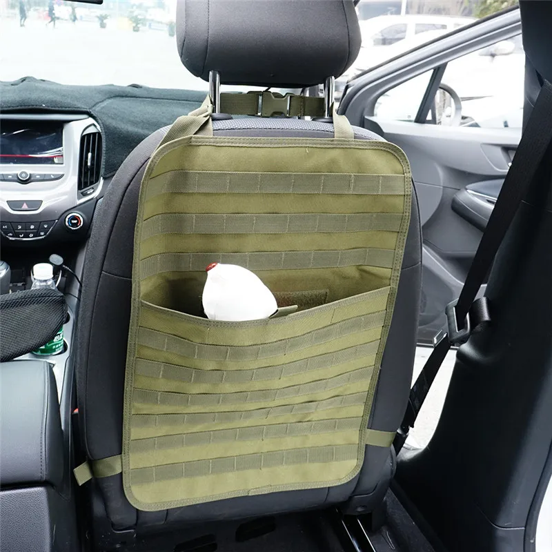 Cojín táctico MOLLE para respaldo de asiento coche, organizador - imagen 5