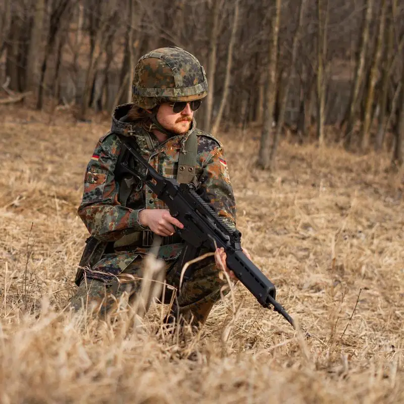 KSK gabardina táctica camuflaje alemán cortavientos para montañismo - imagen 2