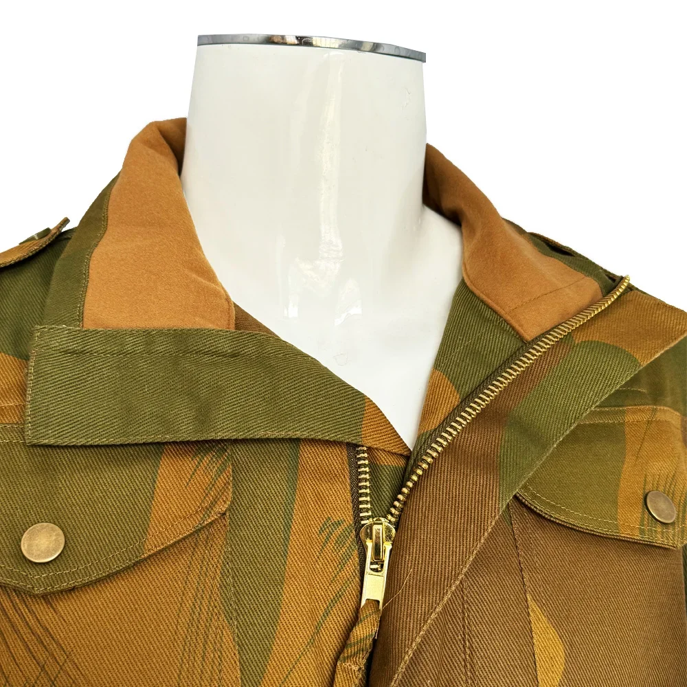 Chaqueta Denison M1944 camuflaje militar WWII réplica - imagen 4