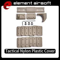 Cubierta táctica M-LOK/KeyMod de nailon y polímero para airsoft