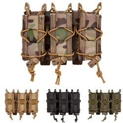 Portacargador MOLLE de 9mm con retención elástica y desenganche rápido