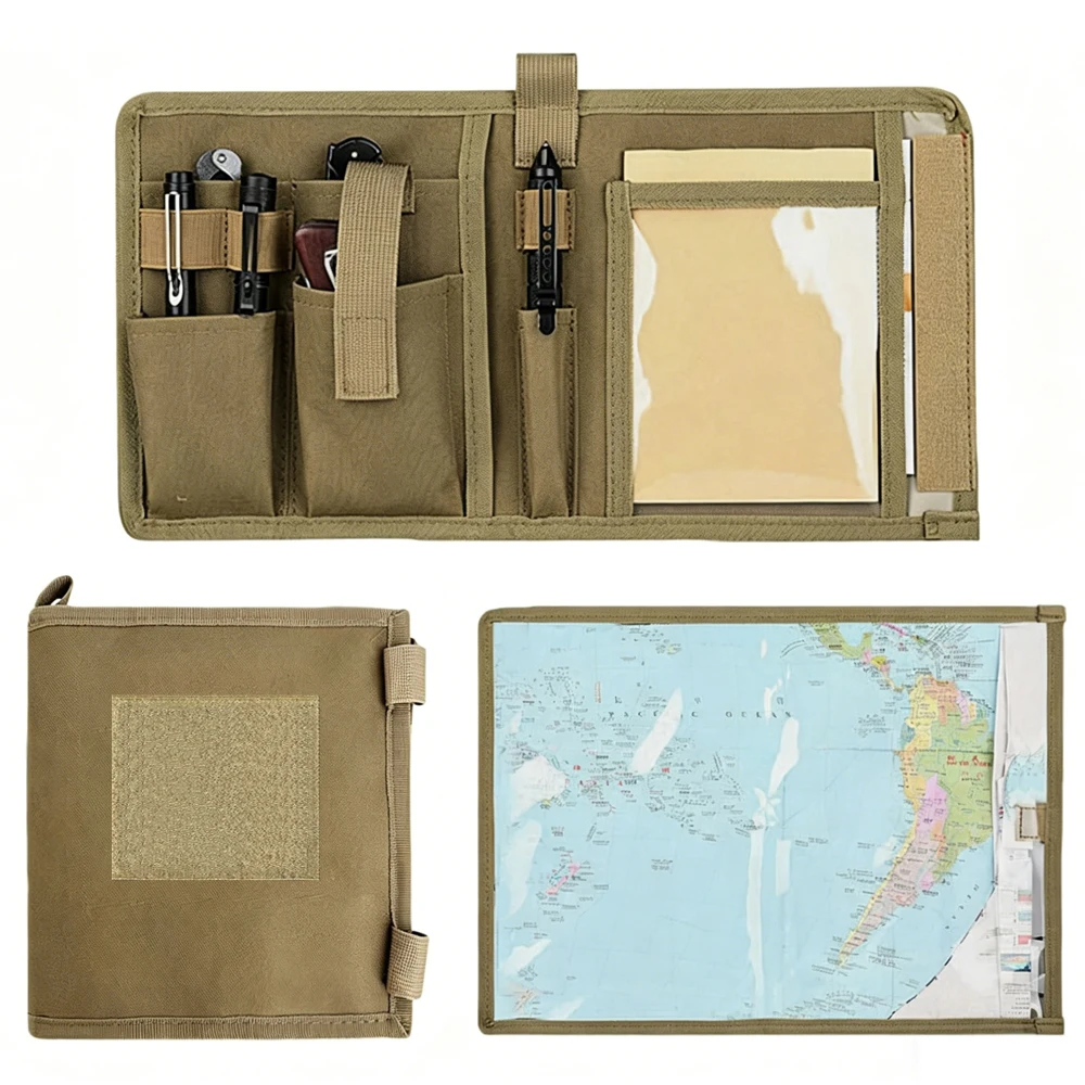 Bolsa táctica EDC plegable para mapas y herramientas utilitarias - imagen 3