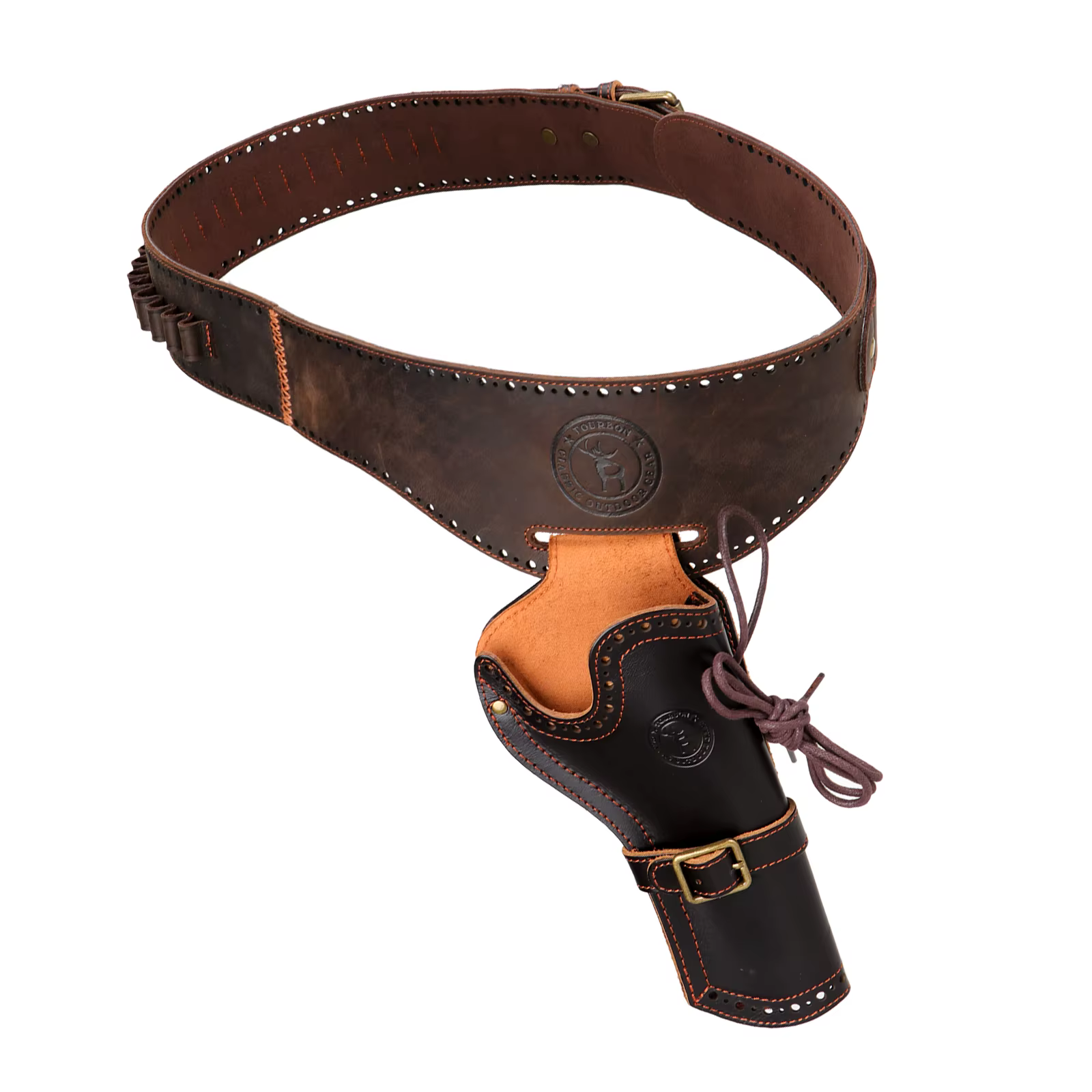 Tourbon funda de pistola de cuero para cinturón de caza táctico - imagen 3