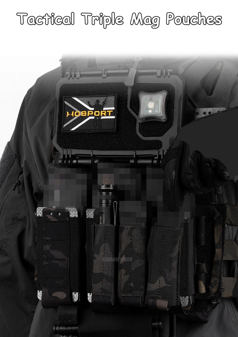 Funda triple en vista general