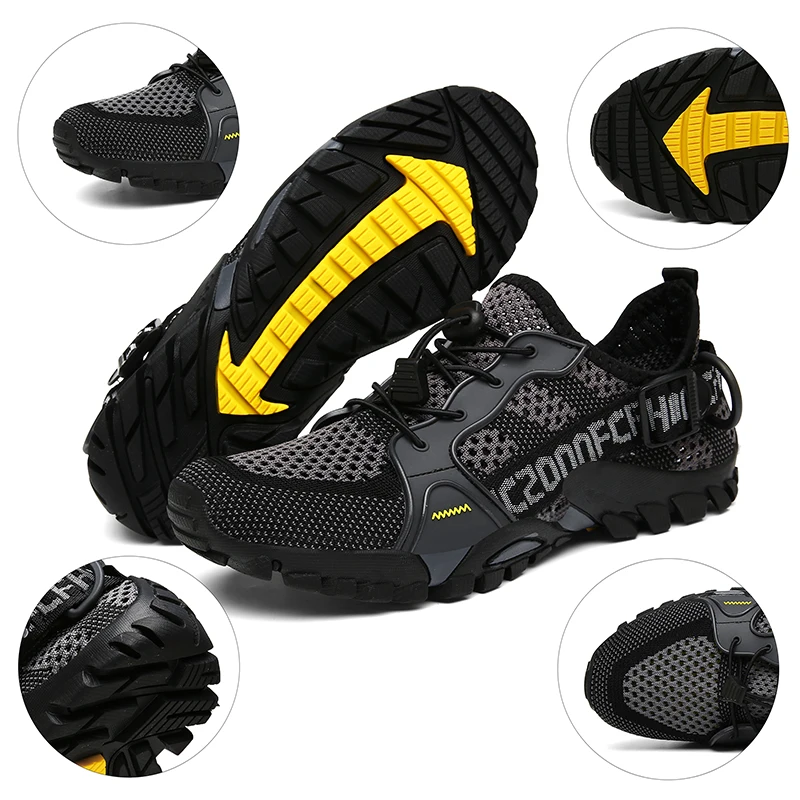 Botas tácticas de montaña de malla para senderismo ligero hombre - imagen 5