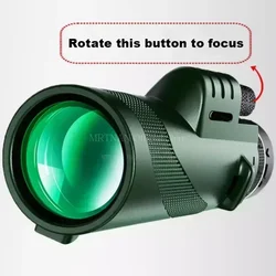 Binoculares HD 80x100 Zoom con Adaptador para Teléfono
