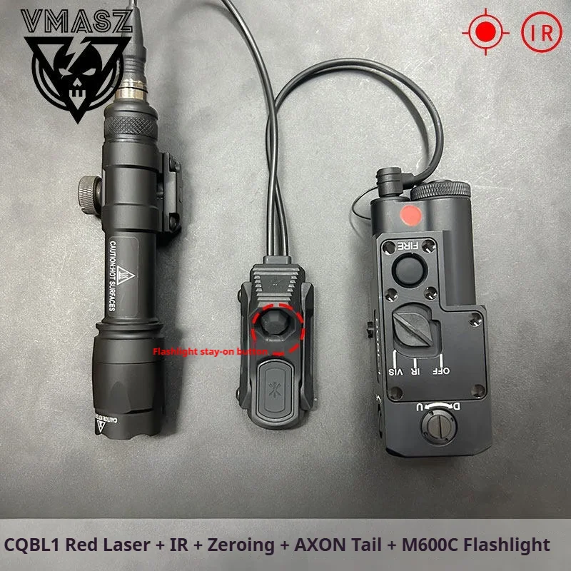 FIRECAT CQBL-1 indicador láser táctico rojo/verde IR y linterna