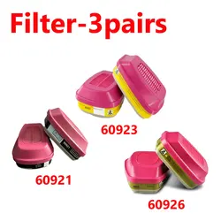 Filtro multigas P100 para cartucho máscara antigás vapor orgánicos