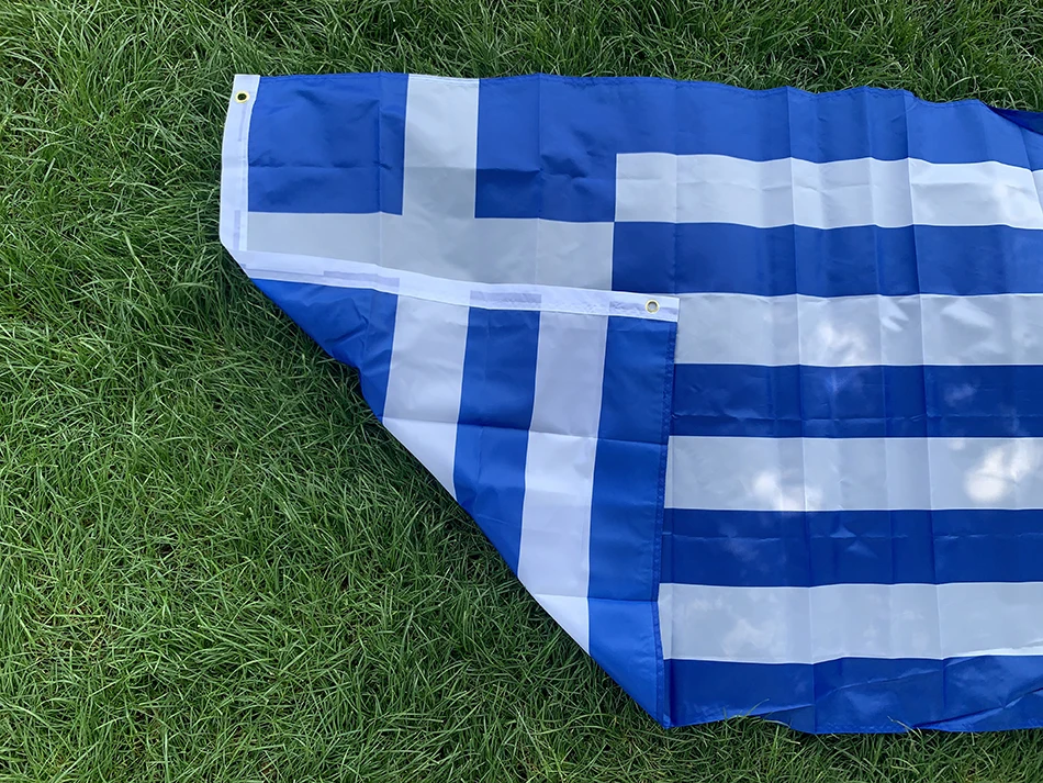 Bandera Grecia poliéster 90x150 cm para colgar